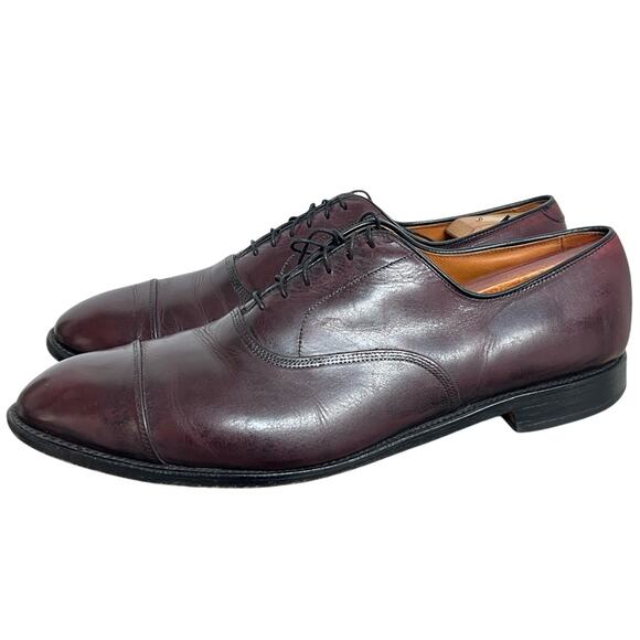 Allen Edmonds Men\'s Brown Park Avenue Cap Toe Oxford Size 15 D - 5875 NICE main image 6
